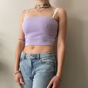 Lilac tube top